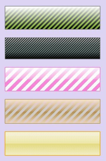 Web 2.0 Style Stripes Diagonal Stripe Examples Image