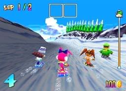 Snowboard kids for the N64 puts you right on top of a snowy mountain ...