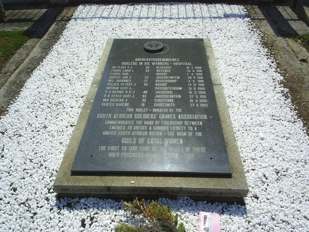Burgher Memorial Cape Town Wynberg Cemetery