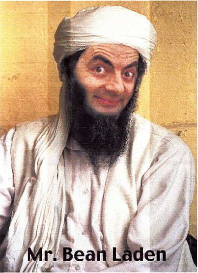 Mr Bean Laden Funny Picture. Mr. Bean Laden Funny Picture