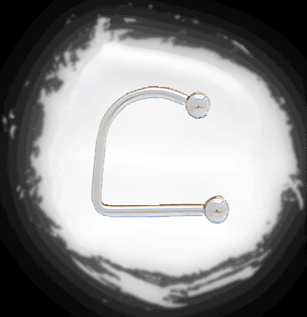 LIP LOOP LABRETS ARE USED FOR PIERCINGS IN THE CHIN JUST LIKE A REGULAR LIP LOOP LABRETS ARE USED FOR PIERCINGS IN THE CHIN JUST LIKE A REGULAR