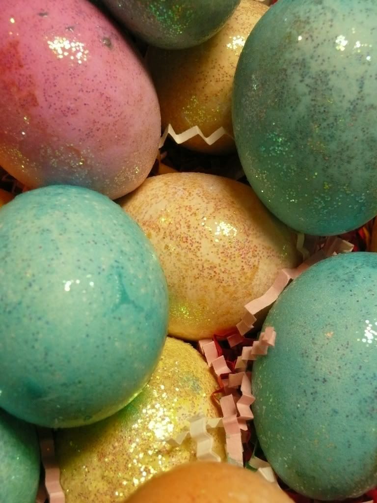 Glitter eggs