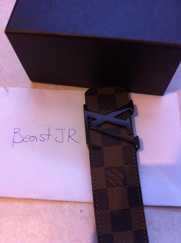 FS: Louis Vuitton Damier Ebene belt AUTHENTIC W/ RECEIPT and everything | HYPEBEAST Forums
