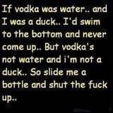 vodka and water
