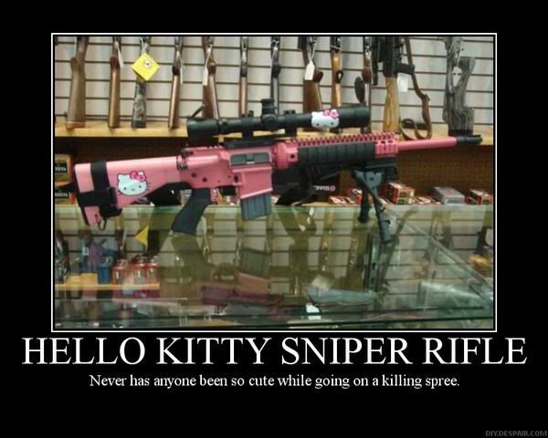 hello kitty gun Pictures, Images and Photos