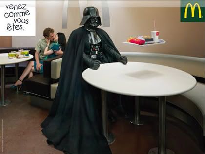 Mc Donald's Darth Vader Pictures, Images and Photos