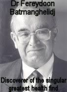 A most wonderful find that the core of almost all disease is nothing more than DEHYDRATION!