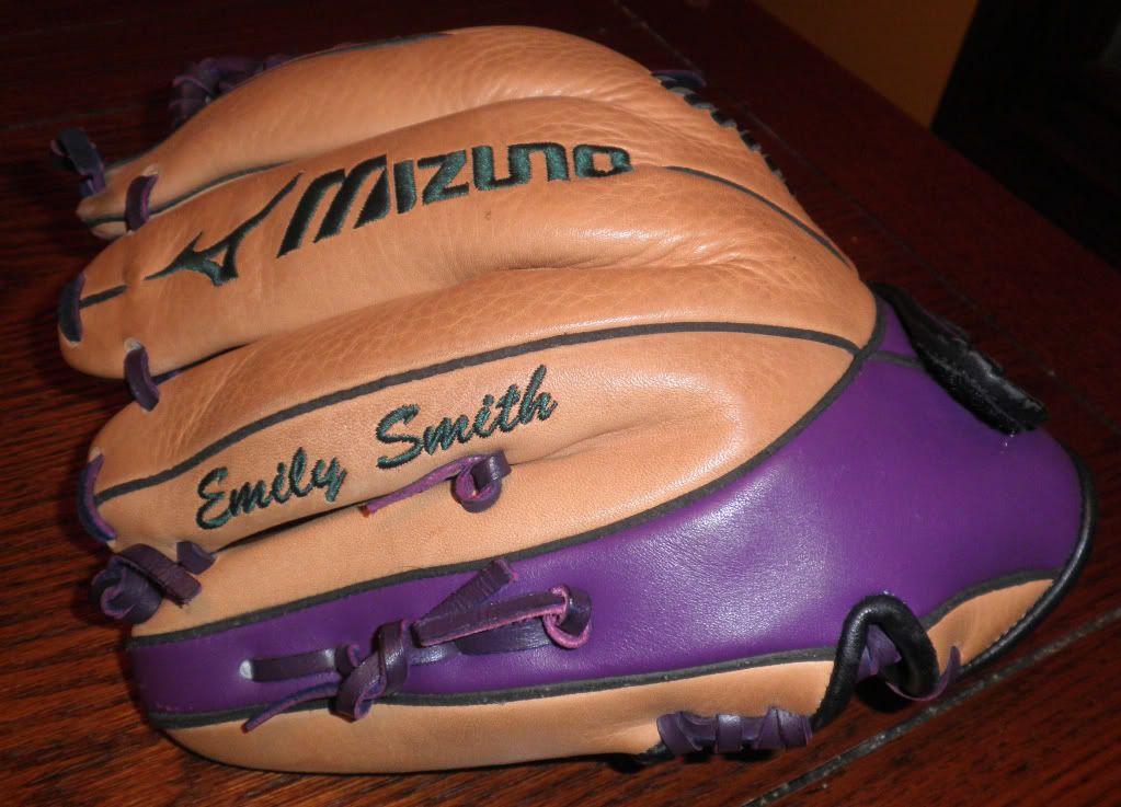 Purple Baseball Glove