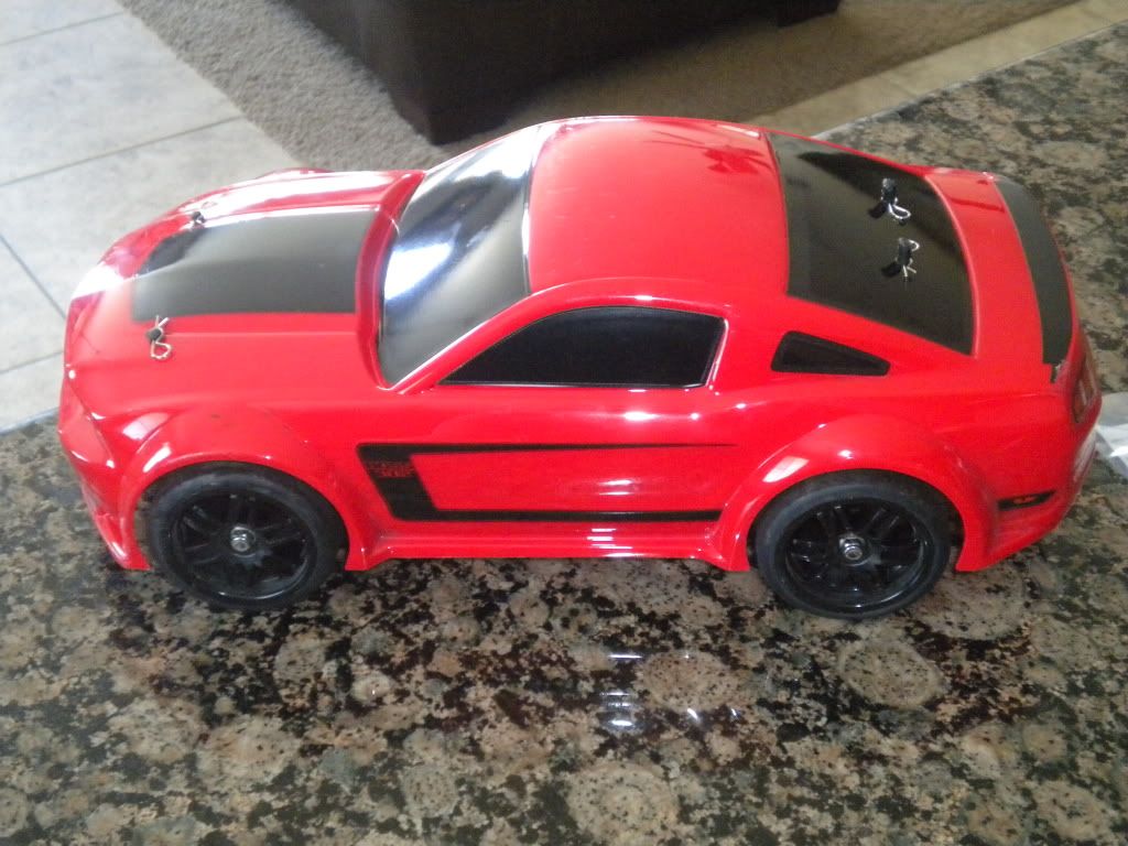 mustang body for traxxas slash