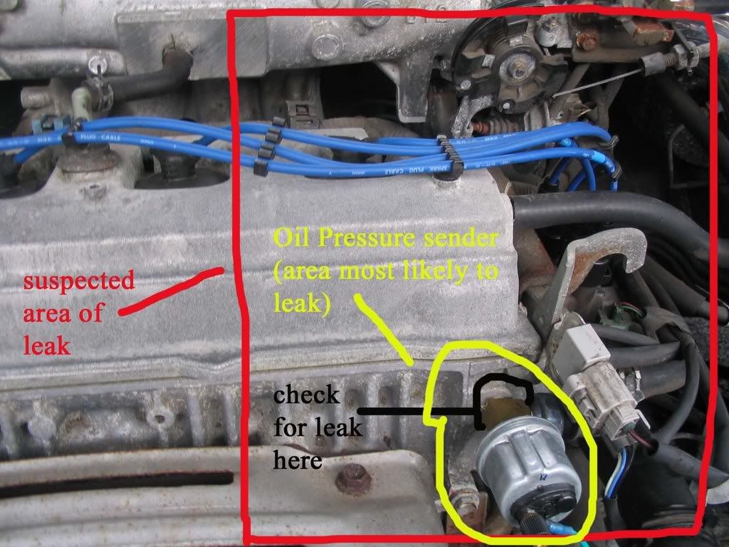 1998 toyota camry engine oil leak #4