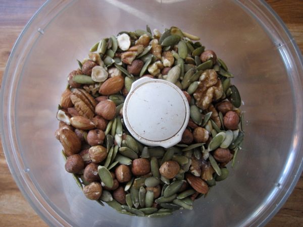 Nuts in Food Processor