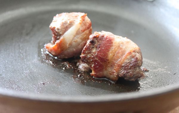 bacon wrapped meatball