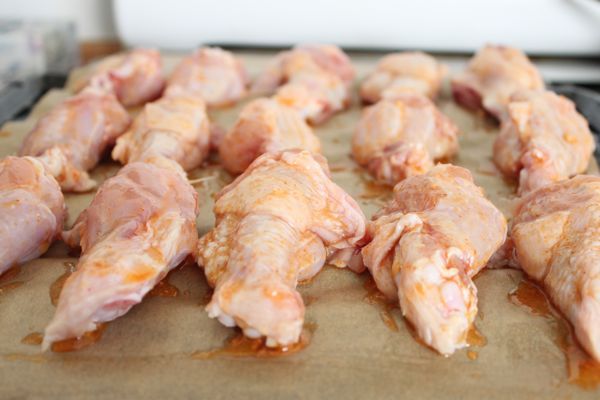 Baking your Buffalo chicken wings instead of frying keeps all the flavor with none of the guilt