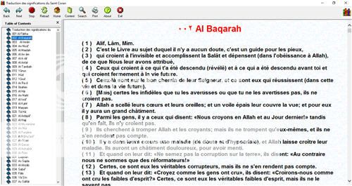 Traduction significations Saint Coran E-book pour ordinateur