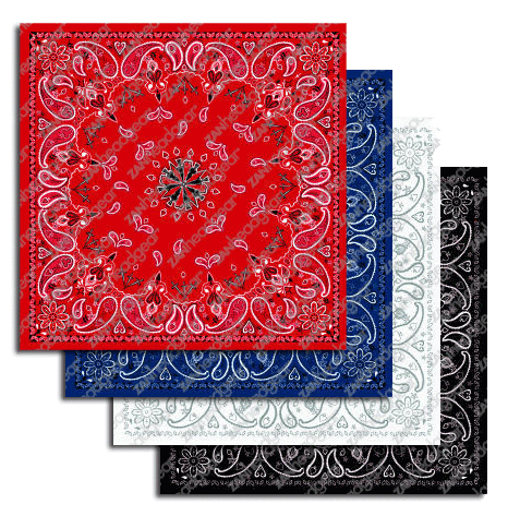 Zanheadgear Paisley Bandanna Choose Colors Headwear New