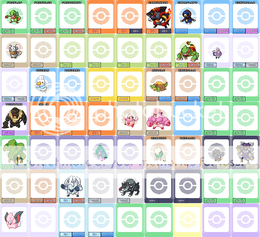 CG fakemon sprites