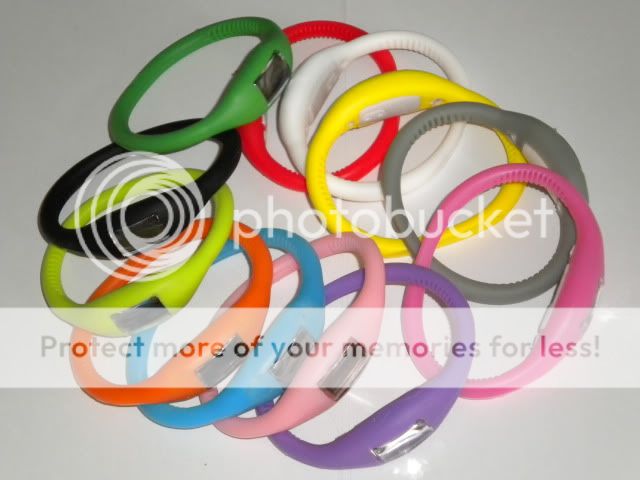 Silicone Minus ION Sports Wristwatch Bracelet ~ L.Green  