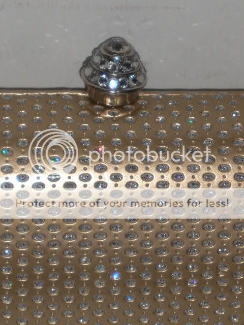 Gold/silver Dot Gorgeous Cosmetic Evening clutch Bag  