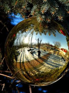 Christmas Bulb Reflection