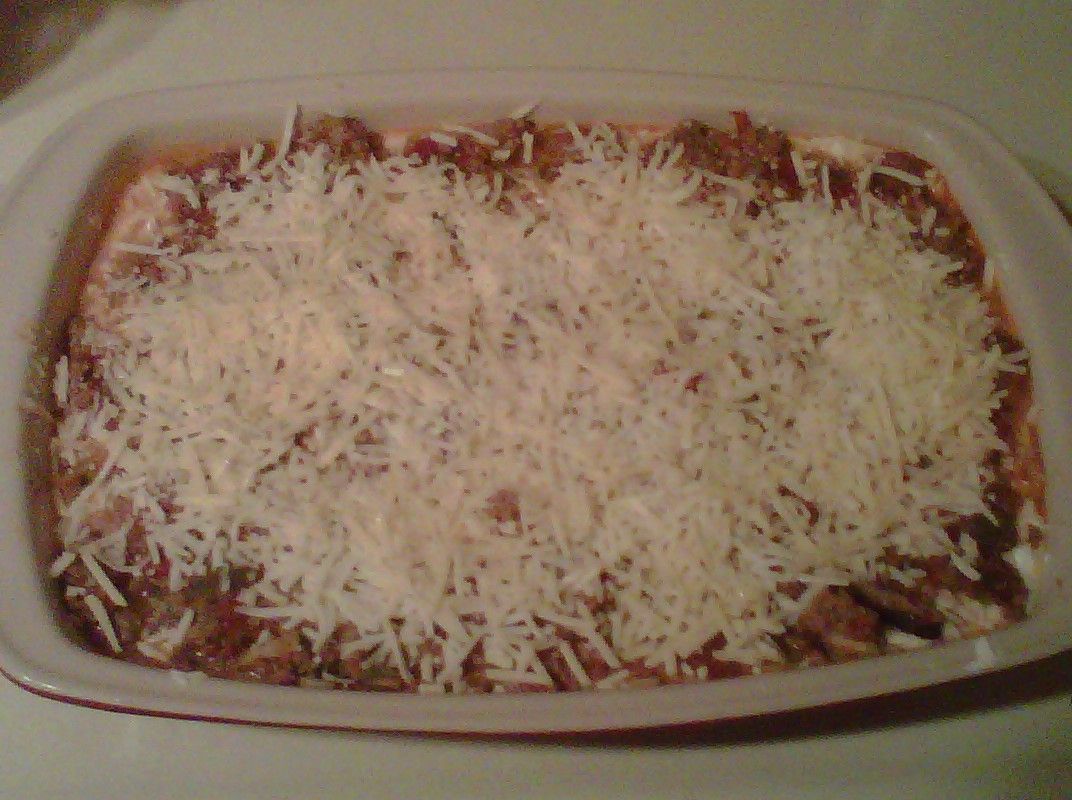 Zucchini noodle lasagna