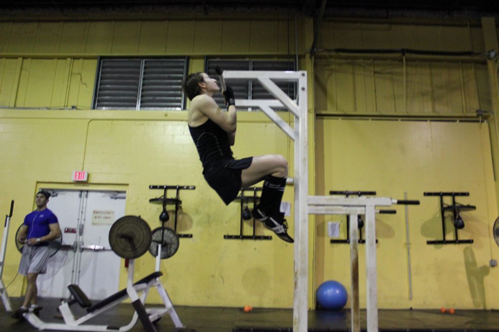 Erica Showing Pullups Who's Boss