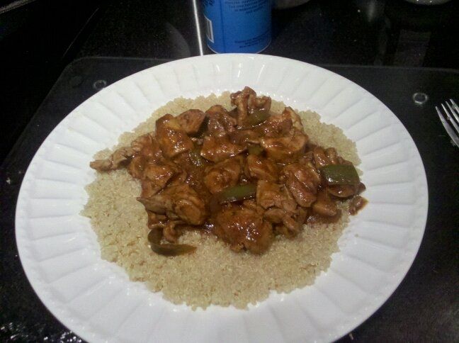 Paleo's Butter Chicken recipe over Quinoa