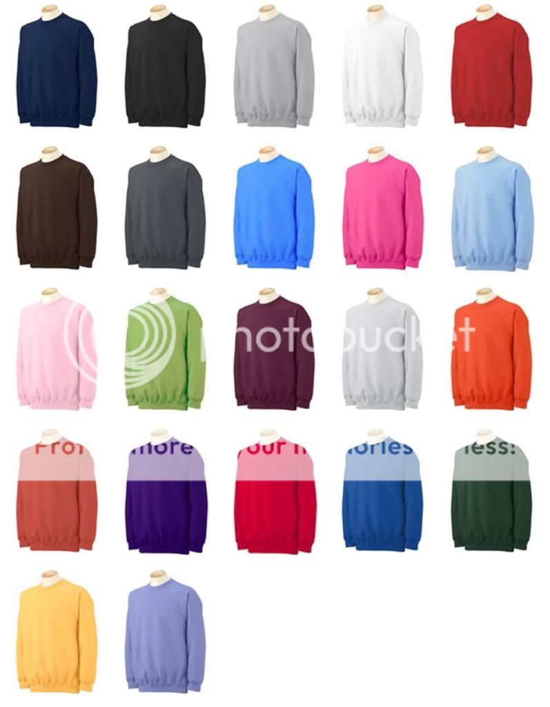 Gildan Crew Neck Sweatshirt Unisex 4X 5X More Colors! | eBay